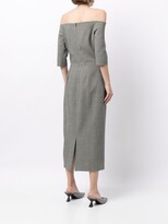 Thumbnail for your product : Martin Grant Off-Shoulder Midi Dress