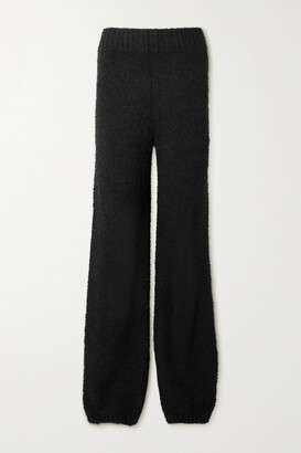 SKIMS Cozy Knit Bouclé Pants - Onyx - Black - L/XL