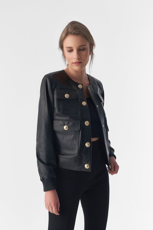 FURNIQ UK LLC Beatrice Leather Jacket