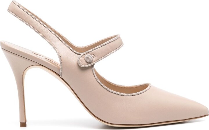 Manolo Blahnik 90mm Campari Pumps
