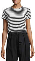 Thumbnail for your product : Vince Bengal Stripe Essential Cotton T-Shirt