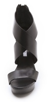 Thumbnail for your product : Diane von Furstenberg Opal Crisscross Wedge Sandals