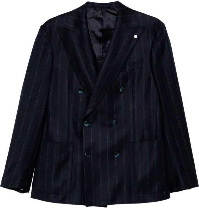 Luigi Bianchi Mantova Pinstripe Wool Suit