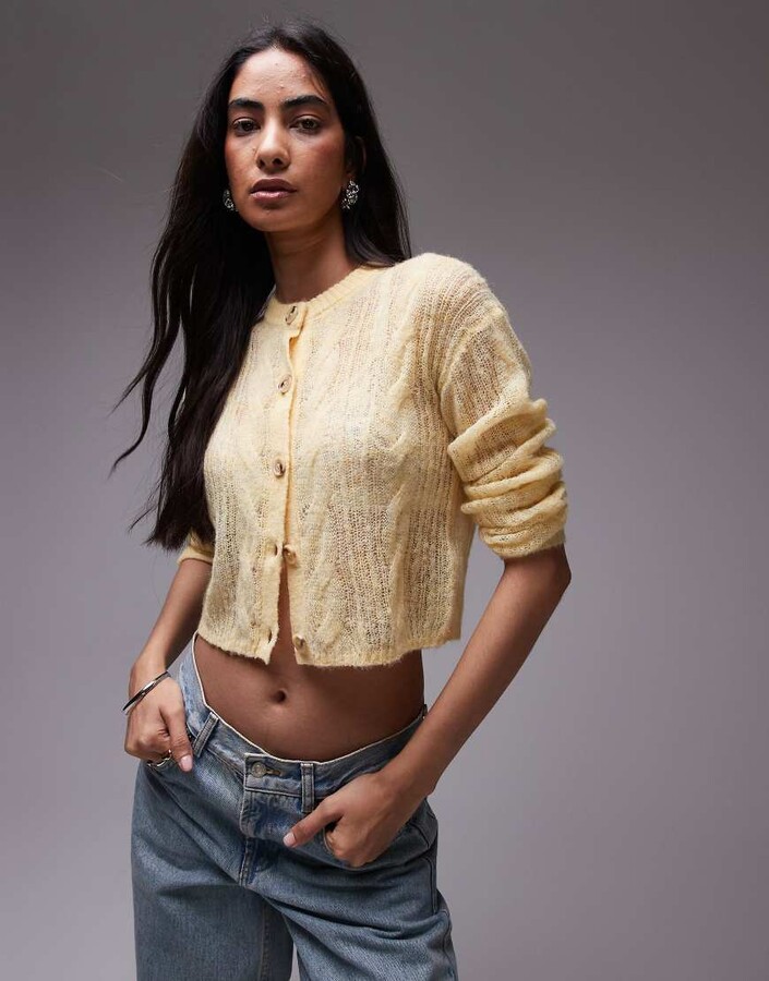 ASOS The Couture Club co-ord oversized jersey cardigan in off white