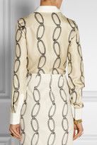 Thumbnail for your product : Altuzarra Printed silk-twill shirt