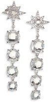 Thumbnail for your product : Anzie Aztec Starburst White Topaz, White Sapphire & Sterling Silver Drop Earrings