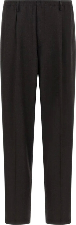 Cellar Door Elastic-Waistband Pleat Trousers