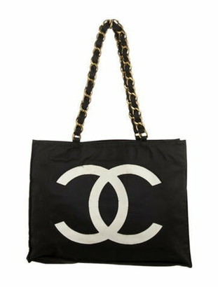 chanel nylon tote