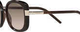 Thumbnail for your product : Prada Oversize-Frame Tinted Sunglasses