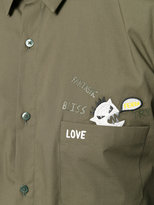 Thumbnail for your product : Fendi Bag Bugs embroidered shirt