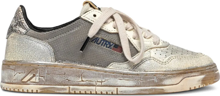AUTRY Medalist cracked sneakers