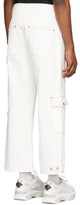 Thumbnail for your product : ANDERSSON BELL White Denim Carpenter Trousers