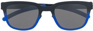 Mykita Two-Tone Wayfarer-Frame Sunglasses