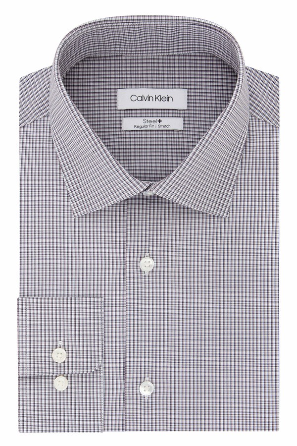 calvin klein regular fit dress shirt