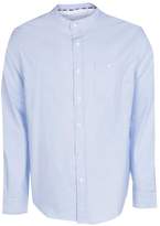 Thumbnail for your product : boohoo Long Sleeve Grandad Collar Oxford Shirt