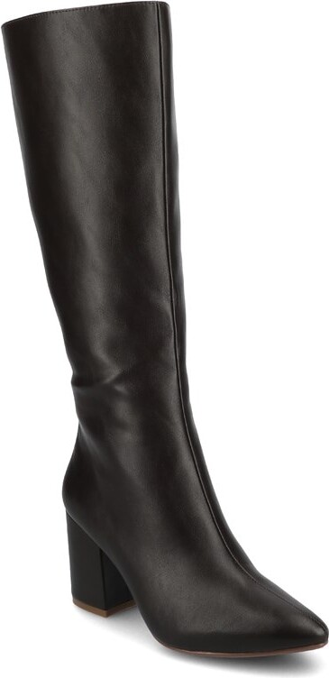 Journee Women's Ameylia Block Heel Tall Boots