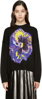 Thumbnail for your product : Christopher Kane Black Flower Sweater