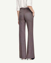 Thumbnail for your product : Ann Taylor Petite Birdseye Tropical Wool High Waist Flare Trousers