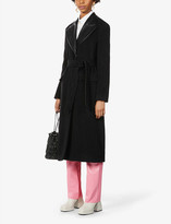Thumbnail for your product : Pinko Vision belted wool-blend coat
