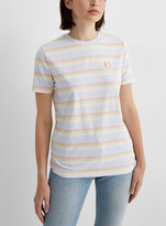 Thumbnail for your product : Acne Studios Face pastel lines T-shirt