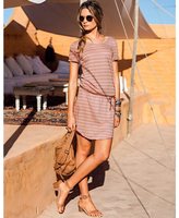 Thumbnail for your product : La Redoute R essentiel Linen Striped Tunic Dress