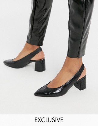 stradivarius slingback