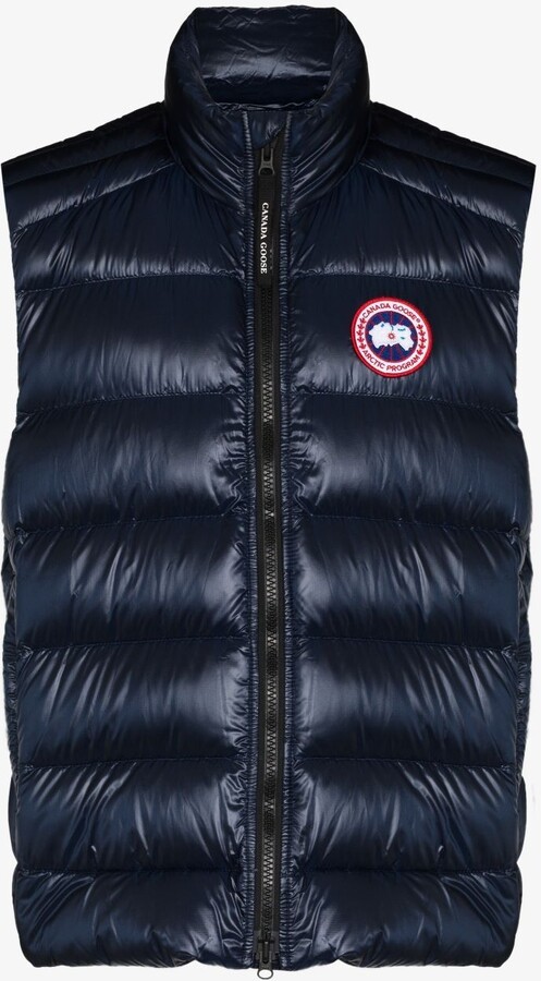 Canada Goose Blue Crofton Quilted Gilet