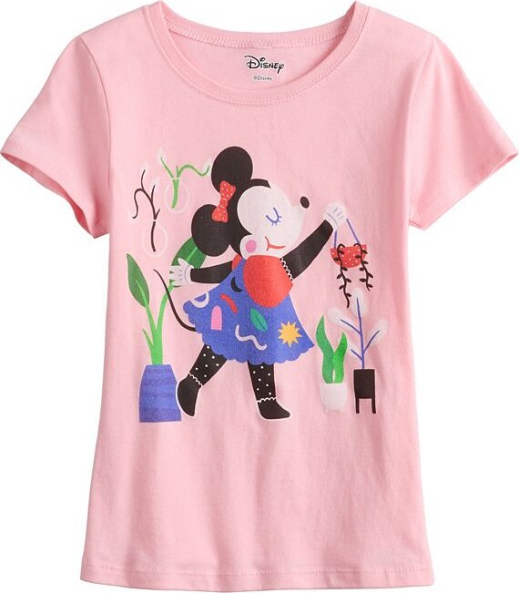 Disney's Minnie Mouse Girls 7-16 Gardening Tee