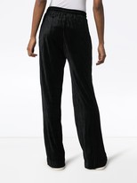 Thumbnail for your product : Ninety Percent Wide-Leg Drawstring Trousers