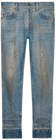 gucci stained denim punk pant