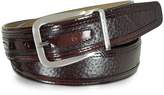 Thumbnail for your product : Moreschi Lione Burgundy Peccary and Leather Belt