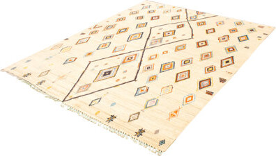 Isabelline One-of-a-Kind Audusinda Hand-Knotted New Age Pak Moroccan Cream 9'8\