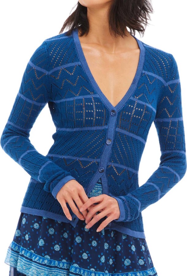 Allison New York Gloria Cardigan In Navy