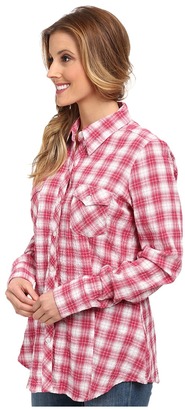 Roper 9584 Pink Plaid Seersucker Shirt