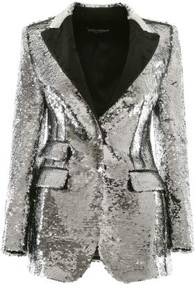 Dolce & Gabbana Sequin Tuxedo Jacket