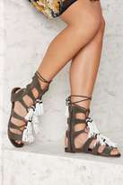 Thumbnail for your product : Jeffrey Campbell She Can Hang Suede Sandal