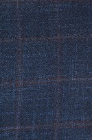 Thumbnail for your product : David Donahue 'Connor' Classic Fit Navy Windowpane Sport Coat