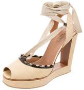 Thumbnail for your product : Alaia Fluid Wedge Sandals