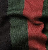 Thumbnail for your product : Gucci Striped Wool and Silk-Blend Scarf