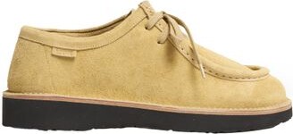 Loewe Faro lace up shoes in suede calfskin