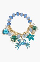 Thumbnail for your product : Betsey Johnson 'Feeling Crabby' Stretch Charm Bracelet
