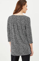 Thumbnail for your product : J. Jill Wearever Printed Pleated-Back Tunic