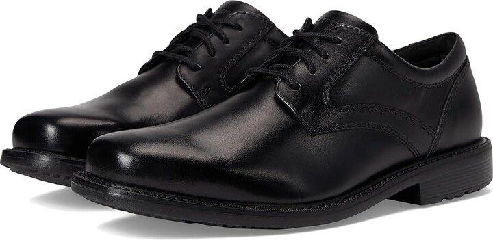 Rockport Style Leader 2 Plain Toe Men's Shoes Black : 9 M (D) Leather/Lace/EVA