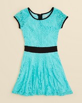 Thumbnail for your product : Sally Miller Lace Cap Sleeve Skater Dress - Sizes S-XL