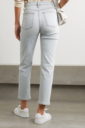 Rag & Bone Nina High-rise Straight-leg Jeans - Light denim