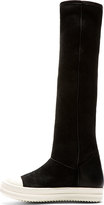 Thumbnail for your product : Rick Owens Black Shearling Tall Boots
