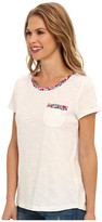 Thumbnail for your product : Jones New York S/S Crew Neck Top w/ Printed Trim