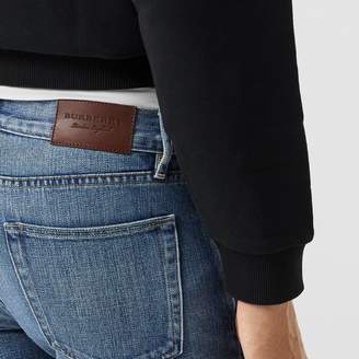 Burberry Slim Fit Washed Japanese Selvedge Denim Jeans