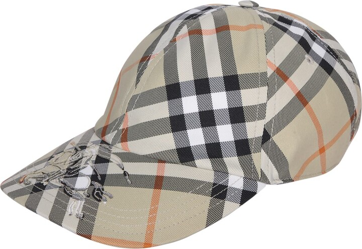 Burberry Check Baseball Cap - ShopStyle Hats