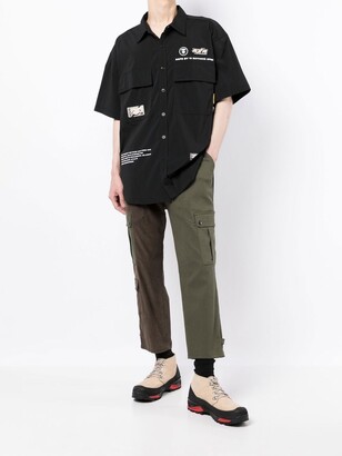AAPE BY *A BATHING APE® Patch Detail Short-Sleeved Shirt